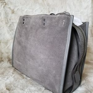 Coach Rogue 30/31 Gray Suede